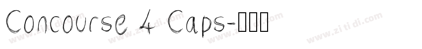 Concourse 4 Caps字体转换